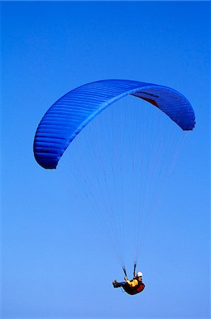 dude - Paraglider in Weymouth Devon Stock Photo - Rights-Managed, Code: 862-03353046