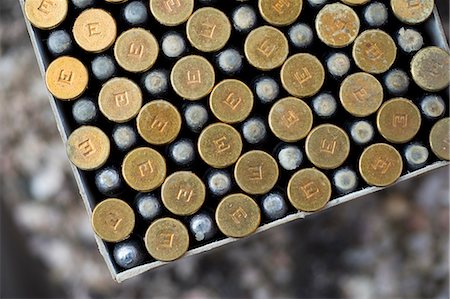 simsearch:862-03361556,k - England. .22 rifle bullets Stock Photo - Rights-Managed, Code: 862-03353737