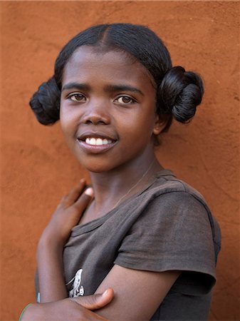 A pretty Malagasy girl at her home near Ambalavao,Madagascar Stock Photo - Rights-Managed, Code: 862-03364013