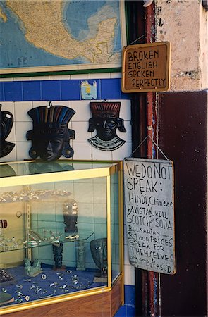 Mexico,Yucatan,Merida. Sign at a tourist shop. Stock Photo - Rights-Managed, Code: 862-03364461