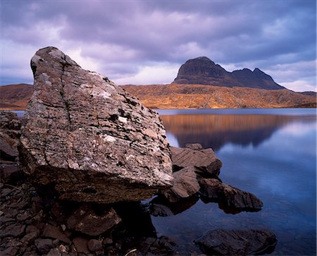 simsearch:862-03361556,k - Suilven and Loch Fionn Stock Photo - Rights-Managed, Code: 862-03437347