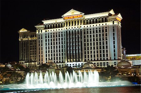 USA,Nevada,Las Vegas. Caesars Palace Hotel Casino on the Strip Stock Photo - Rights-Managed, Code: 862-03437581