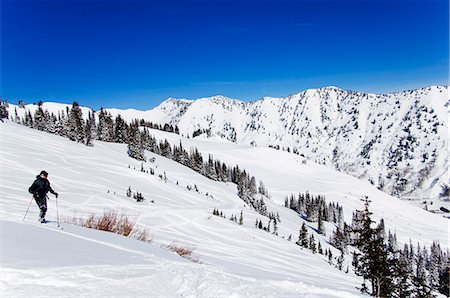 salt lake city - USA,Utah,Salt Lake City. Alta Ski Resort,one of the only resorts in America for skiers only Stock Photo - Rights-Managed, Code: 862-03437592