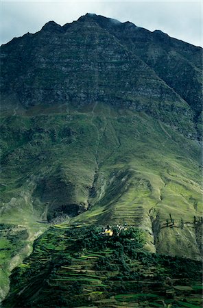 Kardang Gompa Stock Photo - Rights-Managed, Code: 862-03711842