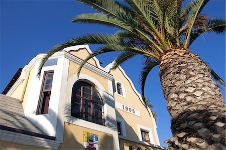 swakopmund - Africa, Namibia, Swakopmund. The Germanic heritage of this town is reflected strongly in its architecture. Stock Photo - Rights-Managed, Code: 862-03713118
