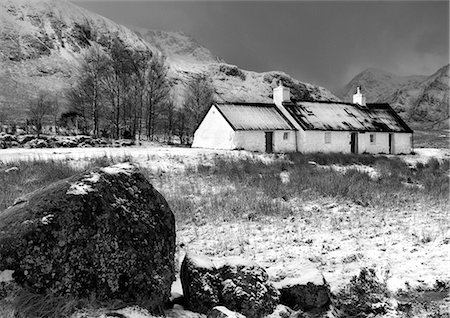 Black Rock Cottage, Glencoe, Scotland, UK Stock Photo - Rights-Managed, Code: 862-03713374