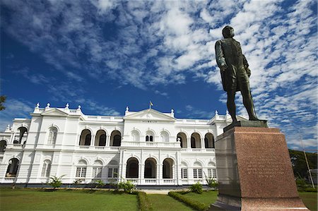 Asia, South Asia, Sri Lanka, Colombo, Cinnamon Gardens, Statue Of Sir W M Gregory Outside National Museum Stock Photo - Rights-Managed, Code: 862-03713557