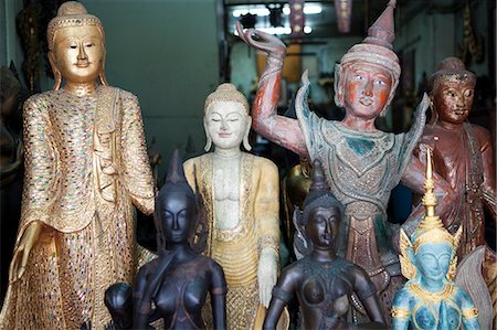 Bangkok, Thailand. Religious artifacts in Bangkok Stock Photo - Rights-Managed, Code: 862-03713793