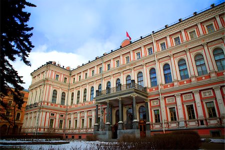 russian - Russia, St. Petersburg; The Nikolaevski Palace in central St.Petersburg Stock Photo - Rights-Managed, Code: 862-03732187