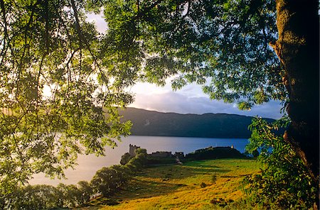 Urquhart Castle, Loch Ness, Lochaber, Scotland Stock Photo - Rights-Managed, Code: 862-03732256