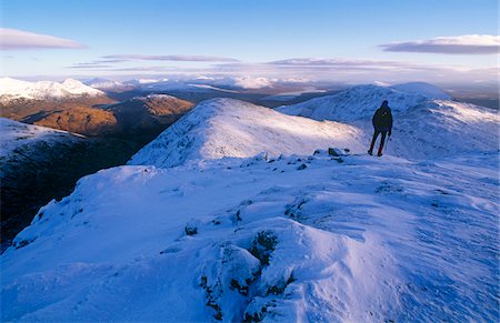 simsearch:862-03713411,k - Traversing the  Aonach Eagach Ridge above Glencoe, Scottish Highlands Stock Photo - Rights-Managed, Code: 862-03732265