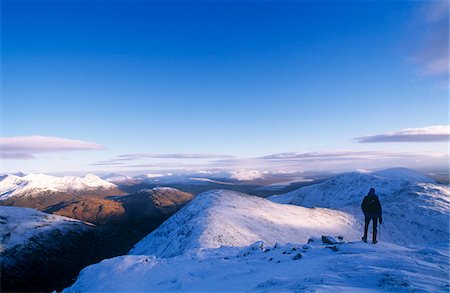 simsearch:862-03713411,k - Traversing the  Aonach Eagach Ridge above Glencoe, Scottish Highlands Stock Photo - Rights-Managed, Code: 862-03732266