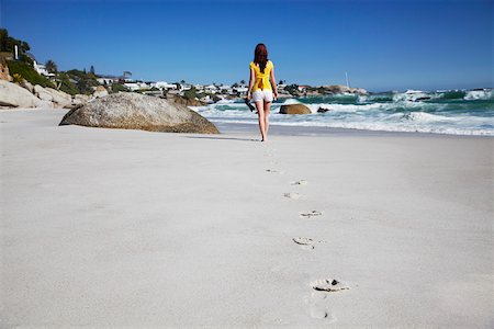 simsearch:859-07284165,k - Woman walking on Clifton 2nd beach, Clifton, Cape Town, Western Cape, South Africa Stock Photo - Rights-Managed, Code: 862-03808318