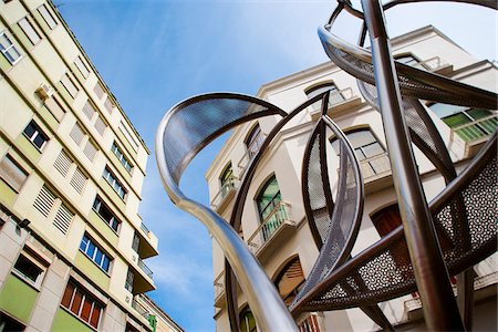simsearch:862-03807333,k - Sculpture moderne dans le centre-ville de Malaga, Andalousie, Espagne Photographie de stock - Rights-Managed, Code: 862-03808582
