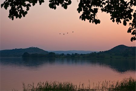 Tranquil Lake Babati at dusk. Stock Photo - Rights-Managed, Code: 862-03808730