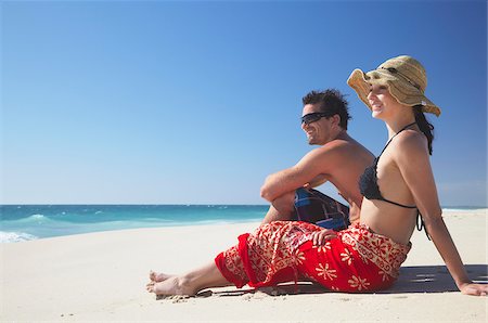 Couple assis sur Floreat beach, Perth, Western Australia, Australie Photographie de stock - Rights-Managed, Code: 862-03887231