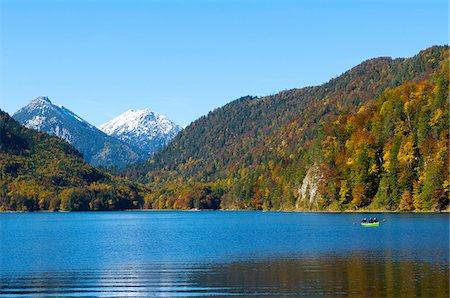 famous places in germany - Lake Alpsee, Allgaeu, Bavaria, Germany Stock Photo - Rights-Managed, Code: 862-03888157