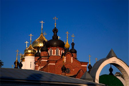 Russia, Golden Ring, Kostroma; The Bogoyavlensko-Anastasin Monastery in the historical centre Stock Photo - Rights-Managed, Code: 862-03889441