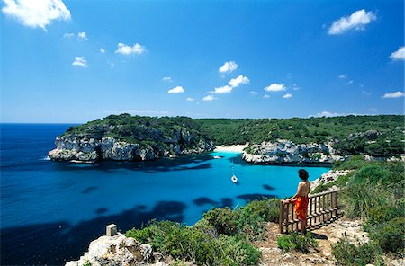 spain countryside - Cala Macarellata, Menorca, Balearic Islands, Spain Stock Photo - Rights-Managed, Code: 862-03889774