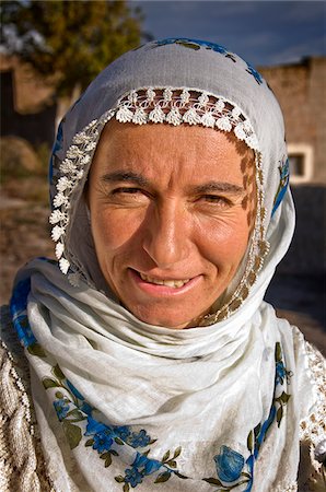 Woman of Soganli wearing a traditional costume. Cappadocia, Turkey, Asia Stock Photo - Rights-Managed, Code: 862-03889918