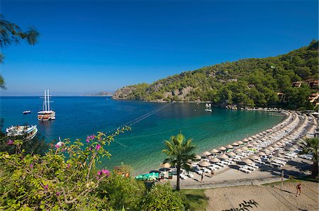 fethiye - Hillside Club near Fethiye, Aegean, Turquoise Coast, Turkey Stock Photo - Rights-Managed, Code: 862-03890004