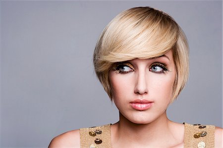 simsearch:877-07460478,k - Portrait of a young  blond woman Stock Photo - Rights-Managed, Code: 877-06836095