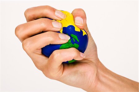 Woman's hand holding a little ball Stock Photo - Rights-Managed, Code: 877-06832601