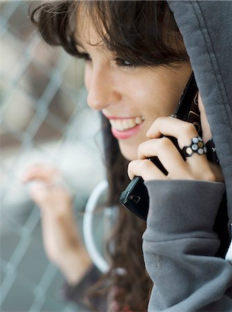 simsearch:877-06833898,k - Teenage girl phoning Stock Photo - Rights-Managed, Code: 877-06833934