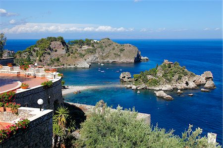 simsearch:877-08128095,k - Italy, Sicily, province of Messina, Taormina, Isola bella Photographie de stock - Rights-Managed, Code: 877-08128103