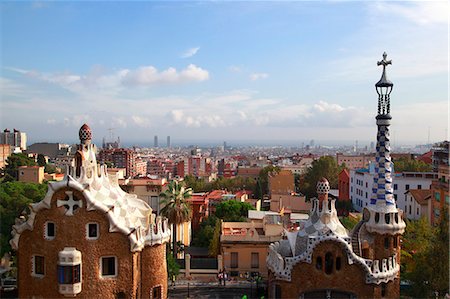 spain - Spain, Barcelona. Guell Park. Foto de stock - Con derechos protegidos, Código: 877-08129151