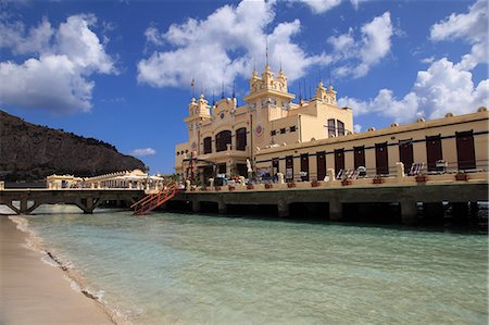 sicilia - Italy, Sicily, Mondello. Lido Charleston Stock Photo - Rights-Managed, Code: 877-08129472