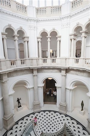 England, London, Tate Britain, Main Foyer Stock Photo - Rights-Managed, Code: 877-08897988