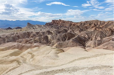 Landscape from Zabriskie Point. Death Valley National Park, Inyo County, California, USA. Stock Photo - Rights-Managed, Code: 879-09043552