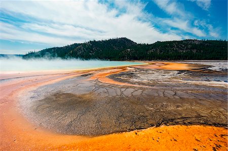 Grand Prismatic Spring, Yellowstone National Park, Wyoming, Usa Stock Photo - Rights-Managed, Code: 879-09128751