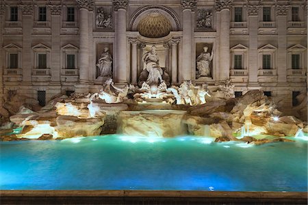 simsearch:400-05162857,k - Trevi Fountain, Rome, Lazio, Italy, Europe Stock Photo - Rights-Managed, Code: 879-09129174