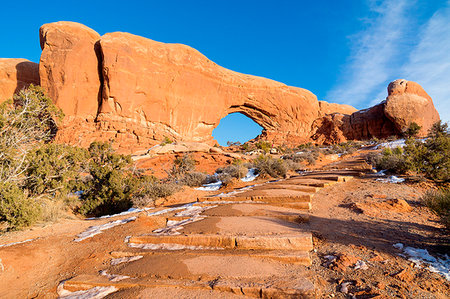 North Window, Arches National Park, Moab, Utah, USA Stock Photo - Rights-Managed, Code: 879-09188979