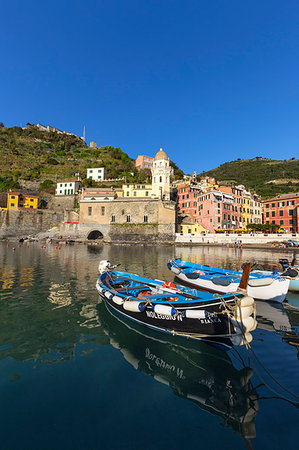 Vernazza village, La Spezia district, Liguria, Italy Photographie de stock - Rights-Managed, Code: 879-09189862