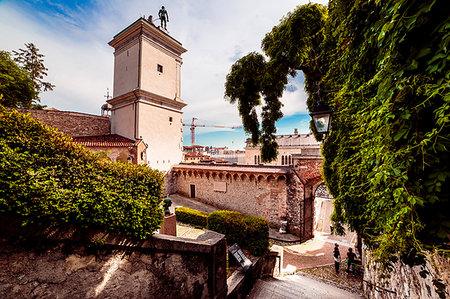 simsearch:700-06892502,k - The beautiful city of Udine in a spring afternoon, Udine province, Friuli Venezia-Giulia, Italy. Stock Photo - Rights-Managed, Code: 879-09191118