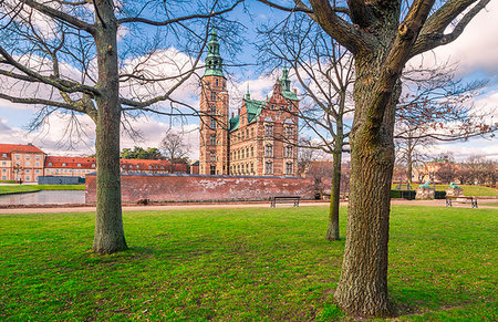 Rosenborg Castle, Copenbhagen, Denmark Stock Photo - Rights-Managed, Code: 879-09191710