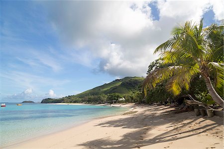 Nacula Bay on Nacula Island in Yasawa Islands, Fiji. Stock Photo - Rights-Managed, Code: 872-08914863