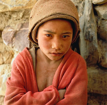 people ladakh - Portrait of Boy Ladakh, India Stock Photo - Rights-Managed, Code: 873-06440210