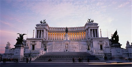 rome italy - Vittorio Emanuele II Monument Piazza Venezia, Rome, Italy Stock Photo - Rights-Managed, Code: 873-06440392