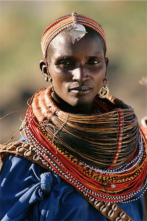 simsearch:649-06433219,k - Portrait or Rendille Tribeswoman Kenya, Africa Stock Photo - Rights-Managed, Code: 873-06440682