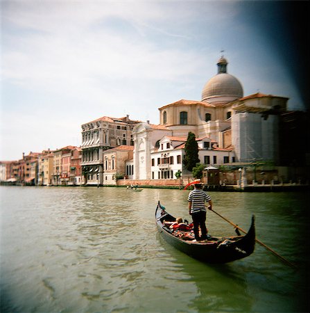 people instagram - Gondola on Grand Canal, Venice, Italy Stock Photo - Rights-Managed, Code: 873-06441132