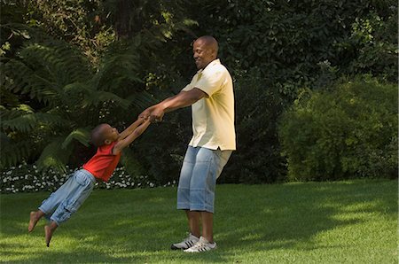 Father and Son Playing Stock Photo - Rights-Managed, Code: 873-06441191