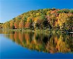 Taylor Lake in Autumn Gatineau Park Quebec, Canada