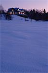 Winter Twilight, Shamper Bluff New Brunswick, Kanada