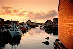 Peggy's Cove at Sunset Nova Scotia, Canada