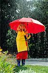 Girl in Rain