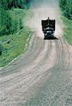 Logging Truck Near Edson, Alberta, Canada